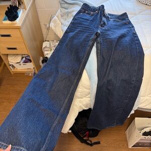Zara Sky Blue Denim Pants